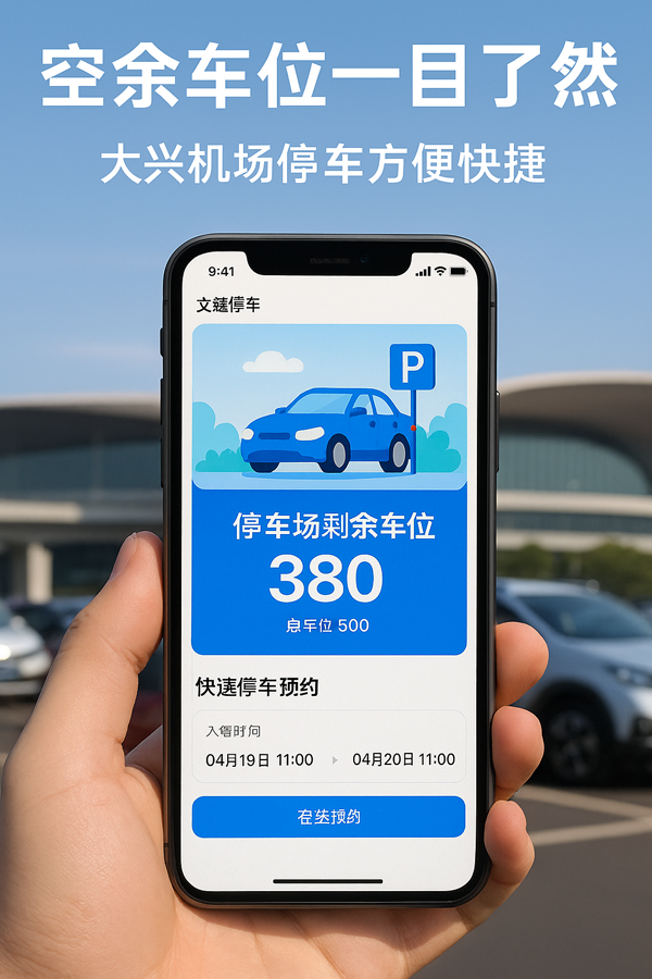 大興機(jī)場自駕停車，從此不再擔(dān)心“排隊(duì)+等待”